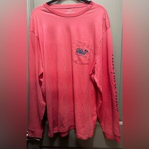 Vineyard Vines Size XL Coral Long Sleeve Tee NWOT